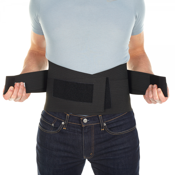 Lumbar Compression Wrap with Flexible Support