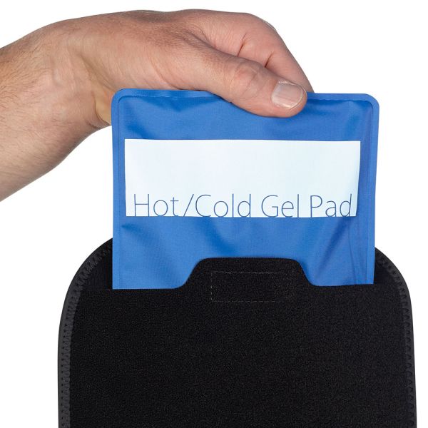 back brace with ice pack or heat pack
