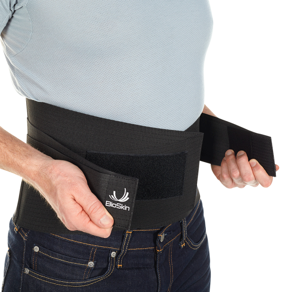 Lumbar Support Brace with Flexible Support